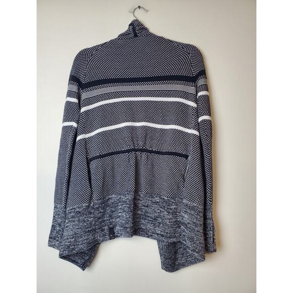 Lululemon 14 Ivivva Black Feelin' Toasty Wrap Knit‎ Cardigan Sweater - Picture 3 of 13